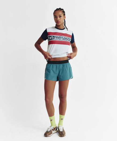 SIDE LINE RUNNING SHORTS - 4 COLORS BLUE