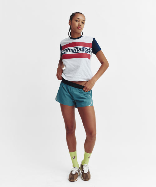 SIDE LINE RUNNING SHORTS - 4 COLORS BLUE