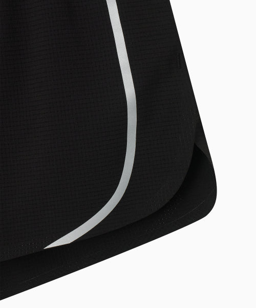 SIDE LINE RUNNING SHORTS - 4 COLORS BLACK