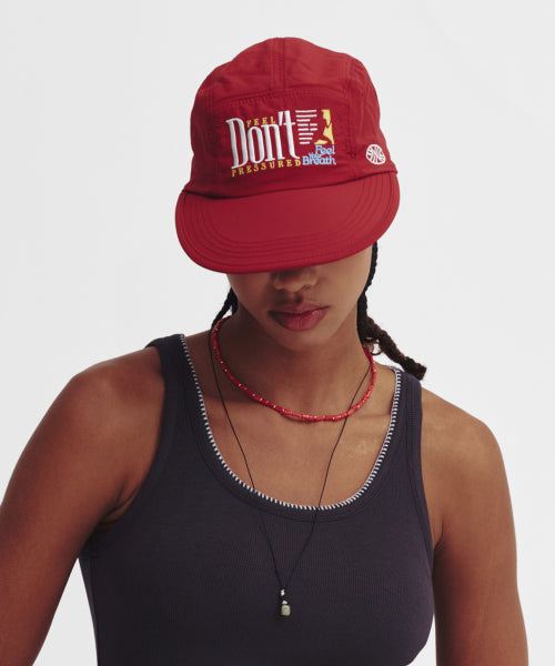 FEEL YOUR BREATH RUNNING CAP - 4 COLORS RED