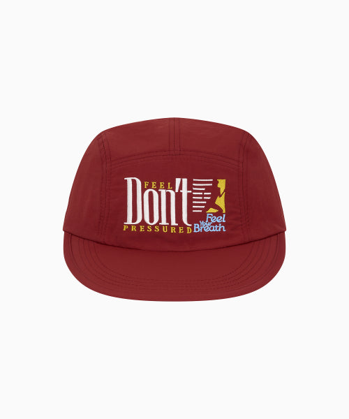 FEEL YOUR BREATH RUNNING CAP - 4 COLORS RED