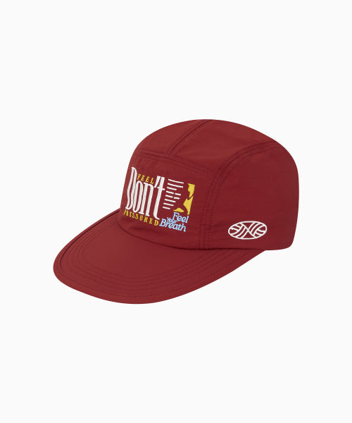 FEEL YOUR BREATH RUNNING CAP - 4 COLORS RED