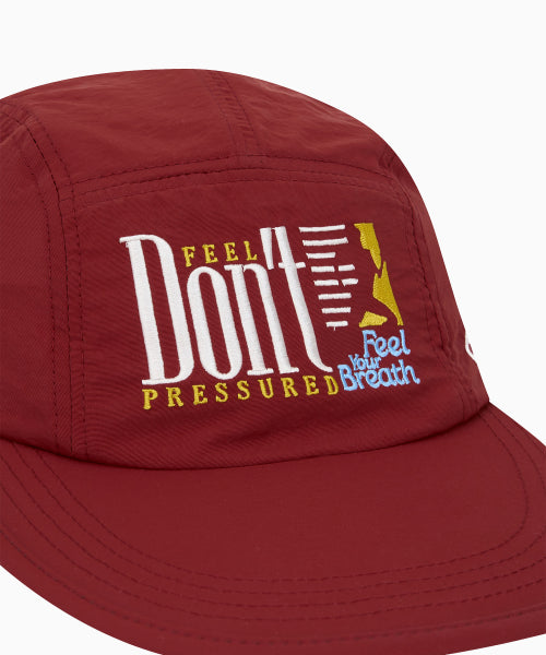 FEEL YOUR BREATH RUNNING CAP - 4 COLORS RED