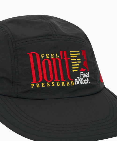 FEEL YOUR BREATH RUNNING CAP - 4 COLORS BLACK