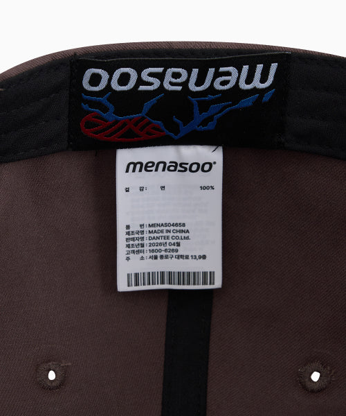MOUNTAIN LOGO COTTON CAP - 2 COLORS BROWN