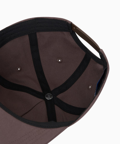 MOUNTAIN LOGO COTTON CAP - 2 COLORS BROWN
