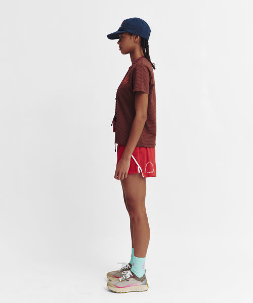 MOUNTAIN LOGO COTTON CAP - 2 COLORS NAVY