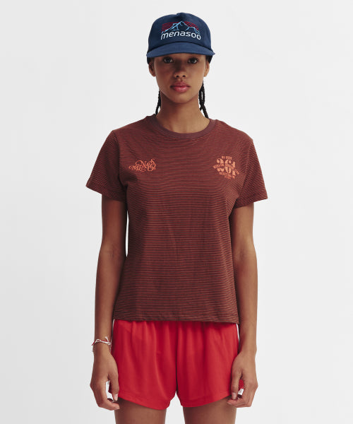 MOUNTAIN LOGO COTTON CAP - 2 COLORS NAVY