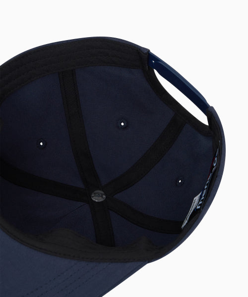 MOUNTAIN LOGO COTTON CAP - 2 COLORS NAVY