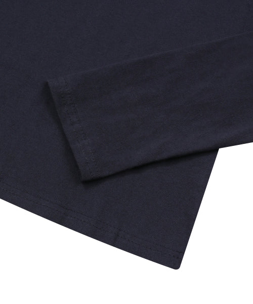 GRAPHIC LONG SLEEVE TEE - 4 COLORS BLACK