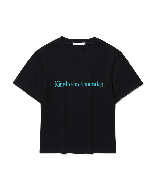 KIMS SLEEVE ROLL UP T-SHIRT - 3 COLORS BLACK