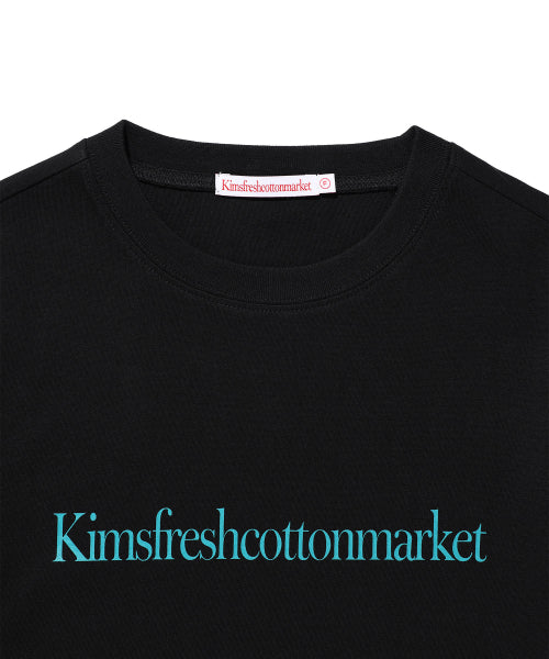 KIMS SLEEVE ROLL UP T-SHIRT - 3 COLORS BLACK