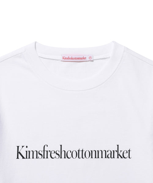 KIMS SLEEVE ROLL UP T-SHIRT - 3 COLORS WHITE
