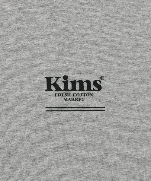 MINI BAM LINE NECK SLEEVE LAYERED T-SHIRT - 3 COLORS GREY