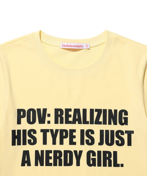 VOIX POV LOGO TEE - 6 COLORS YELLOW