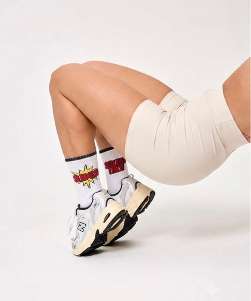2-PACK CUSHIONING GYM CREW SOCKS AS SHOWN
