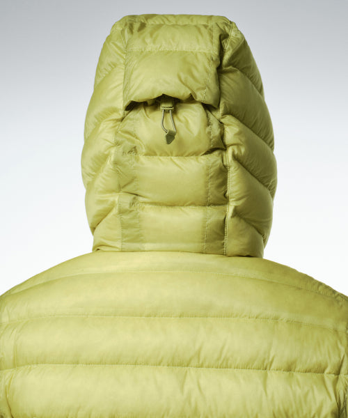 WOMENS SHEER HOODED LIGHT DOWN JACKET #韓韶禧同款! - 8 COLORS YELLOW