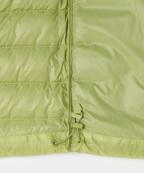 WOMENS SHEER HOODED LIGHT DOWN JACKET #韓韶禧同款! - 8 COLORS YELLOW