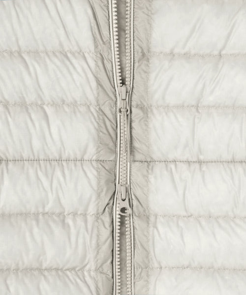 WOMENS SHEER HOODED LIGHT DOWN JACKET #韓韶禧同款! - 8 COLORS IVORY
