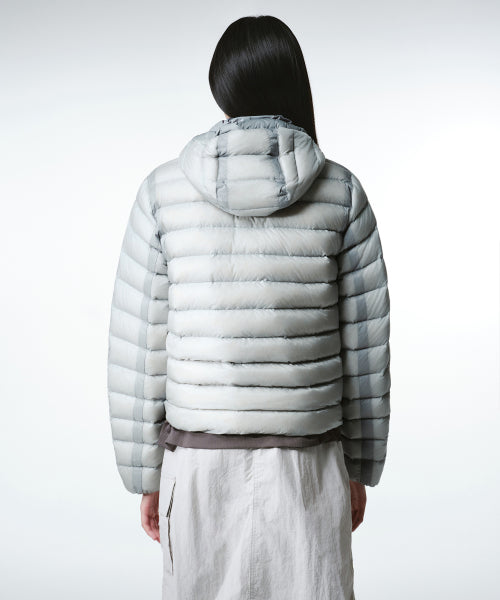 WOMENS SHEER HOODED LIGHT DOWN JACKET #韓韶禧同款! - 8 COLORS BLUE