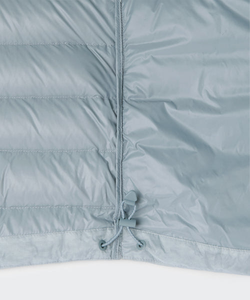 WOMENS SHEER HOODED LIGHT DOWN JACKET #韓韶禧同款! - 8 COLORS BLUE