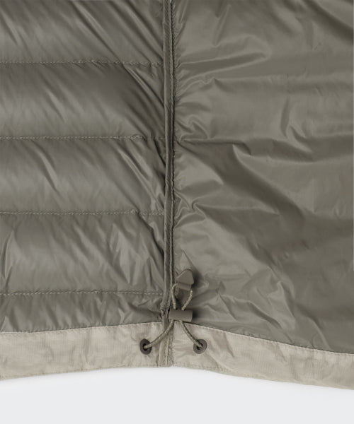 WOMENS SHEER HOODED LIGHT DOWN JACKET #韓韶禧同款! - 8 COLORS BEIGE