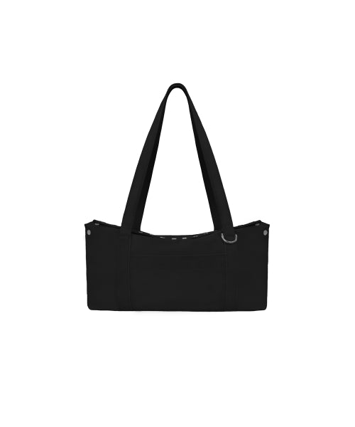 FLAT STUD SHOULDER BAG - 5 COLORS BLACK