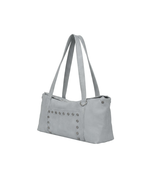 FLAT STUD SHOULDER BAG - 5 COLORS BLUE