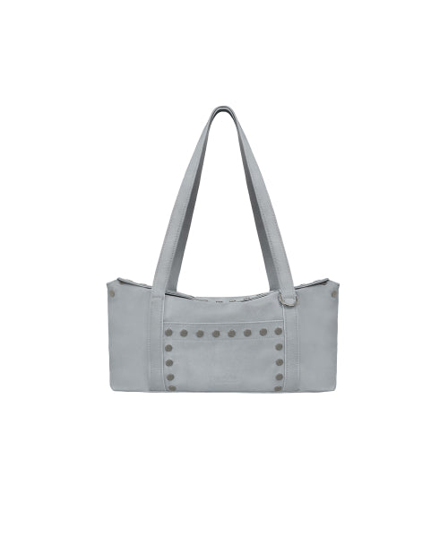 FLAT STUD SHOULDER BAG - 5 COLORS BLUE