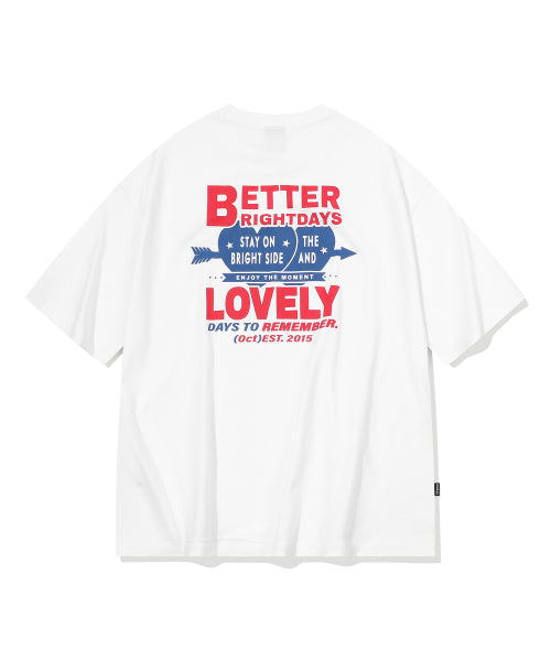 DAY SHORT SLEEVE TEE - 3 COLORS WHITE