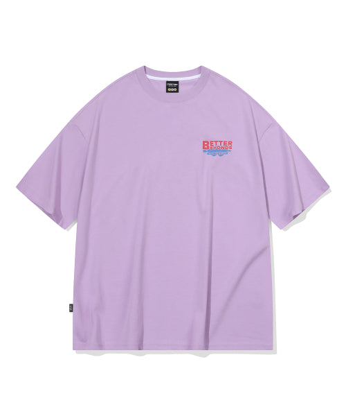 DAY SHORT SLEEVE TEE - 3 COLORS LAVENDER