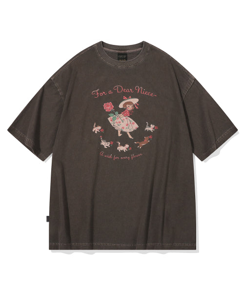 PIGMENT SHORT SLEEVE TEE - 6 COLORS BROWN