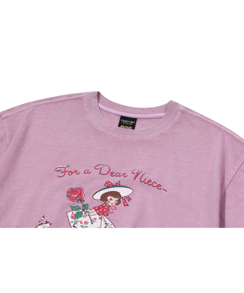 PIGMENT SHORT SLEEVE TEE - 6 COLORS ROSE