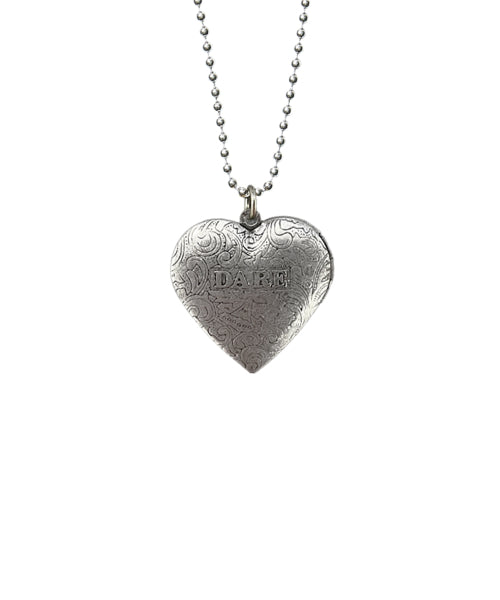 KEEPSAKE HEART NECKLACE SILVER