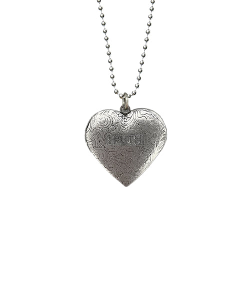 KEEPSAKE HEART NECKLACE SILVER
