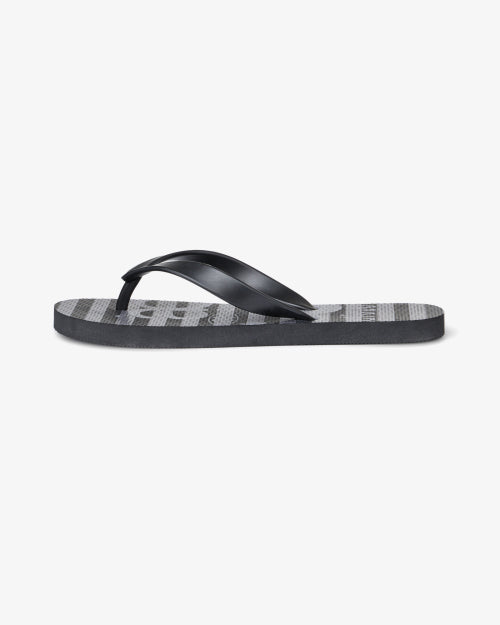 WEB LOGO STRIPE FLIP FLOP - 4 COLORS BLACK