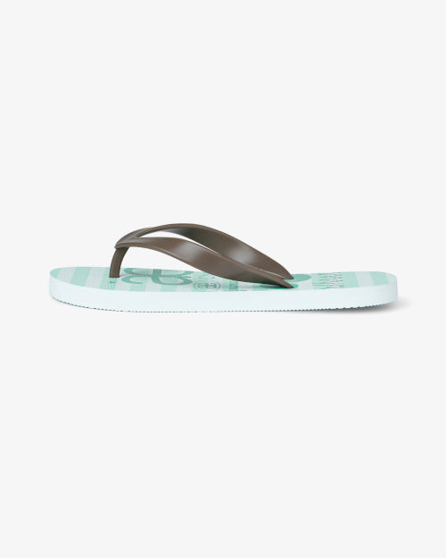 WEB LOGO STRIPE FLIP FLOP - 4 COLORS MINT