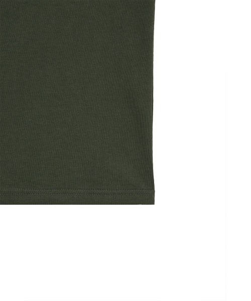 BRUSHED STITCH POINT PETIT T SHIRT - 3 COLORS CHARCOAL