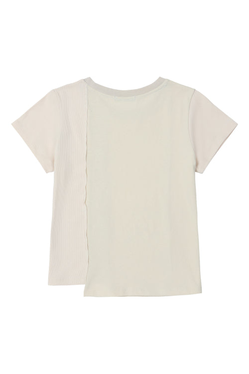 CONTRAST T SHIRT - 3 COLORS BEIGE