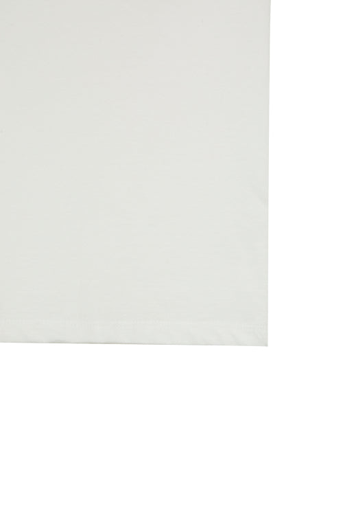 D LETTERING GRAPHIC OVERSIZED T SHIRT - 5 COLORS WHITE