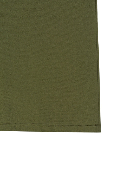 D LETTERING GRAPHIC OVERSIZED T SHIRT - 5 COLORS KHAKI