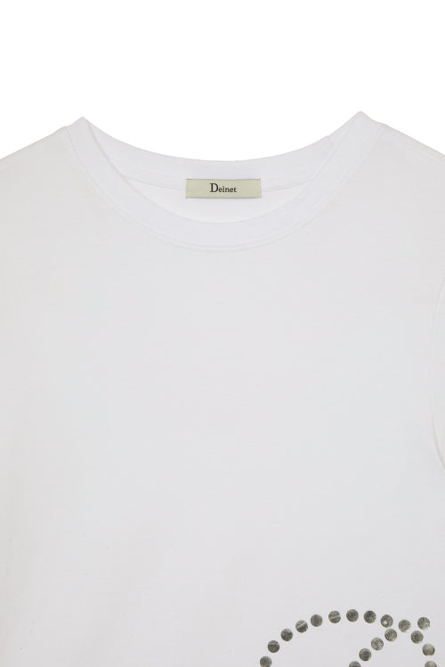 DOT D LOGO T SHIRT - 4 COLORS WHITE