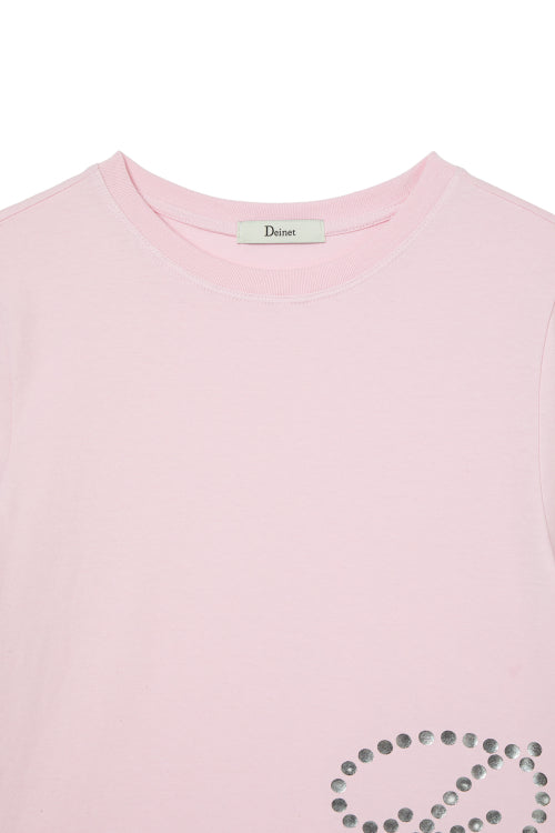 DOT D LOGO T SHIRT - 4 COLORS PINK