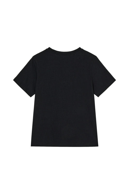DOT D LOGO T SHIRT - 4 COLORS BLACK