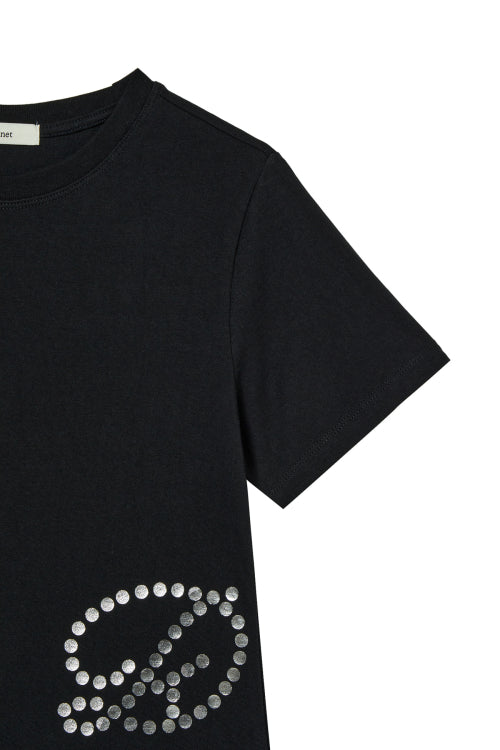 DOT D LOGO T SHIRT - 4 COLORS BLACK