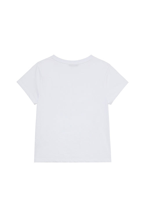 REVERSE PRINT T SHIRT - 2 COLORS WHITE