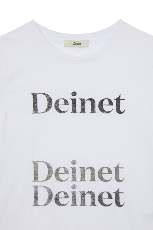 REVERSE PRINT T SHIRT - 2 COLORS WHITE