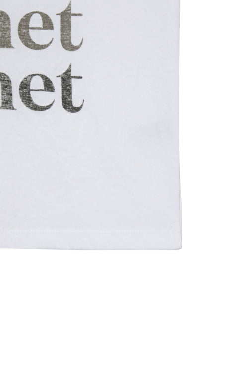 REVERSE PRINT T SHIRT - 2 COLORS WHITE
