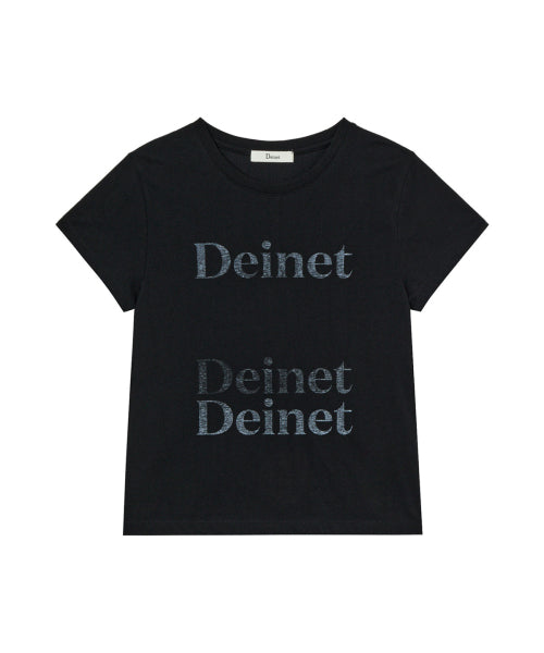 REVERSE PRINT T SHIRT - 2 COLORS BLACK