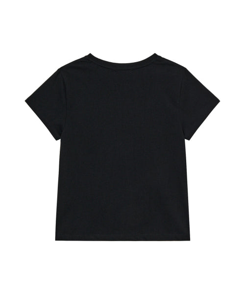 REVERSE PRINT T SHIRT - 2 COLORS BLACK